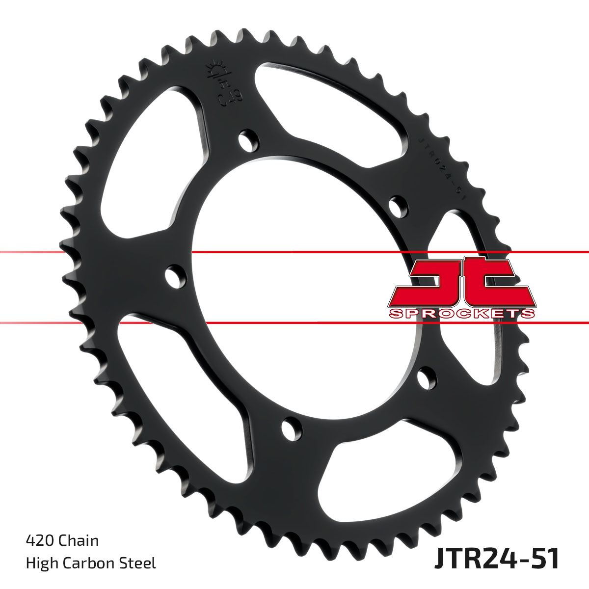 Řetězová sada D.I.D Chain - stříbrný řetěz 420 D, netěsněný, kolečko JT, rozeta JT pro APRILIA RX 50 1998-2005 - Obrázek 6