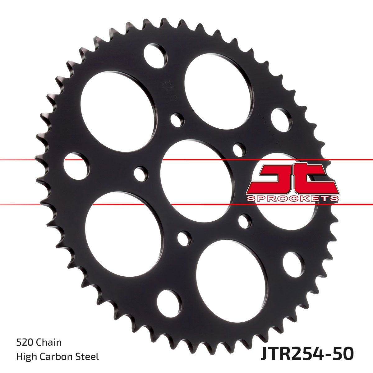 Řetězová rozeta JT JTR 254-50 50 zubů, 520 - Obrázek 3