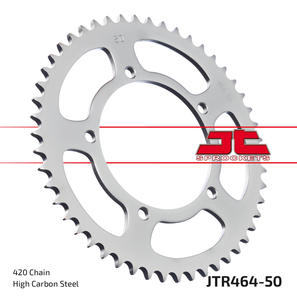 Řetězová rozeta JT JTR 464-50 50 zubů, 420 - Obrázek 3