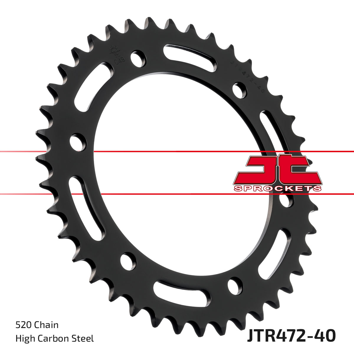 Řetězová rozeta JT JTR 472-40 40 zubů, 520 - Obrázek 3