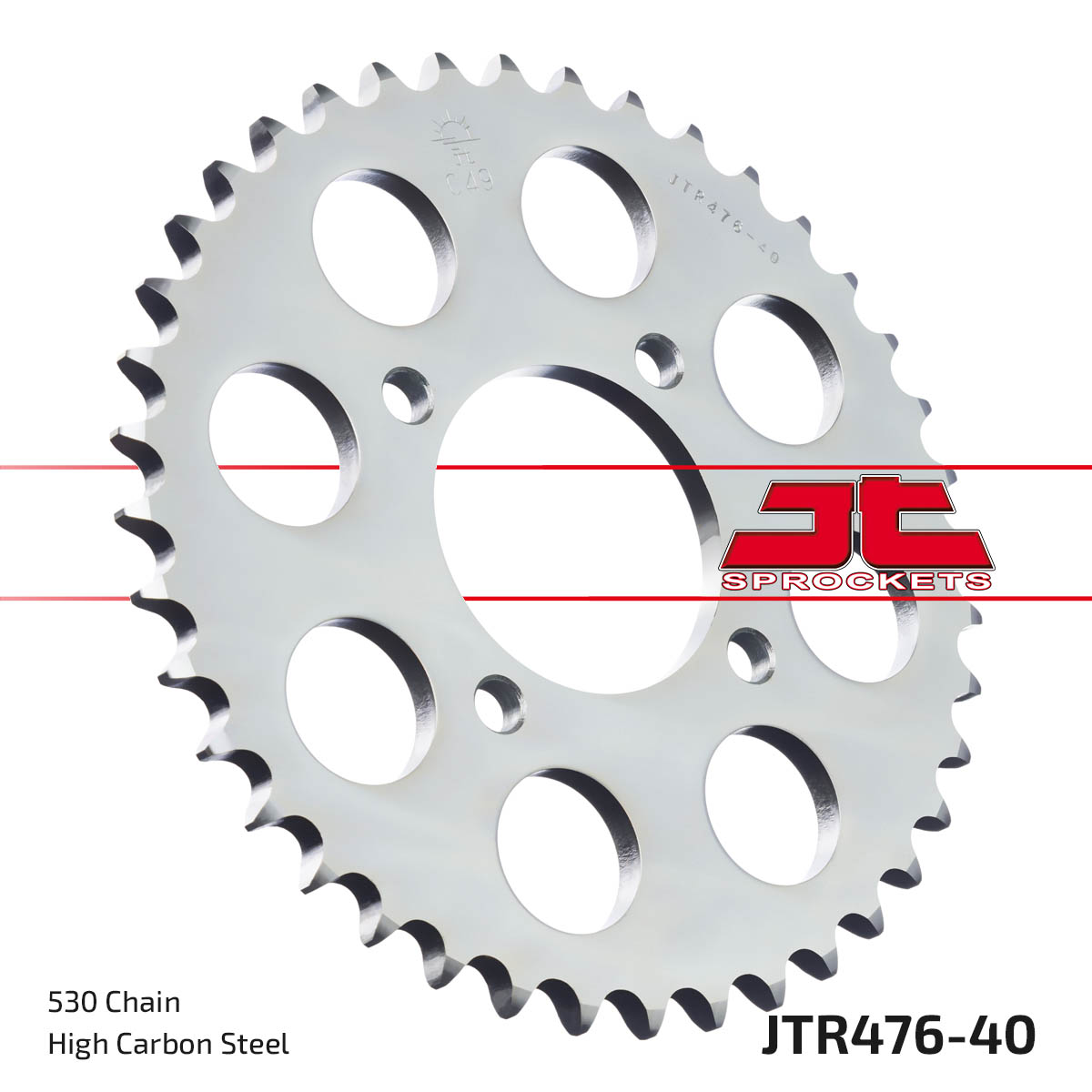 Řetězová rozeta JT JTR 476-40 40 zubů, 530 - Obrázek 3