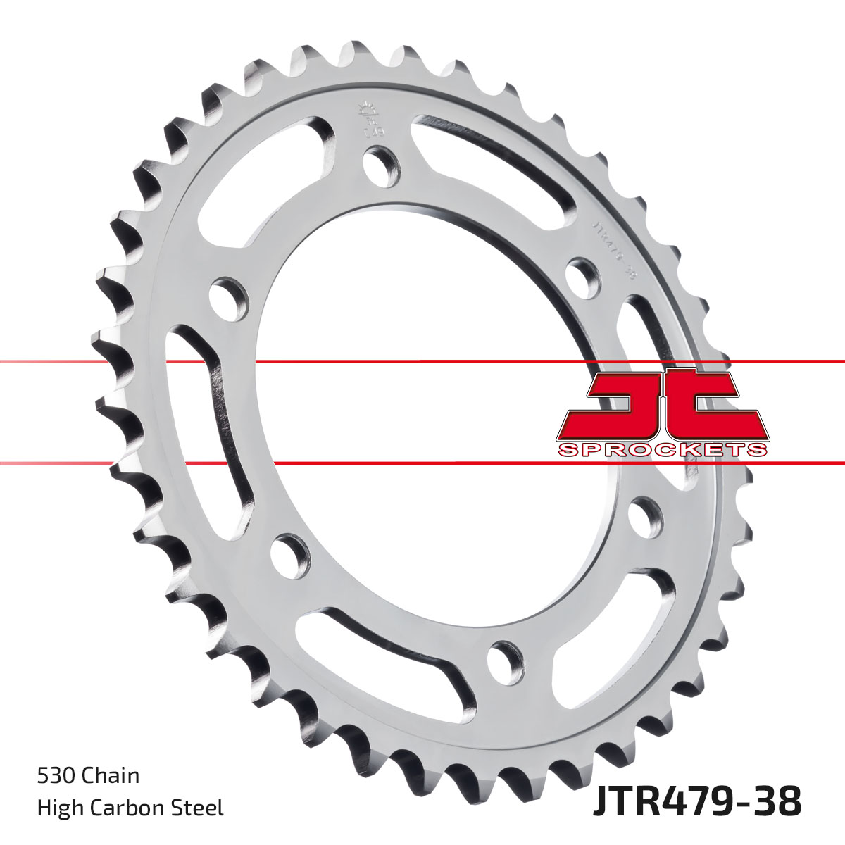 Řetězová rozeta JT JTR 479-38 38 zubů, 530 - Obrázek 3