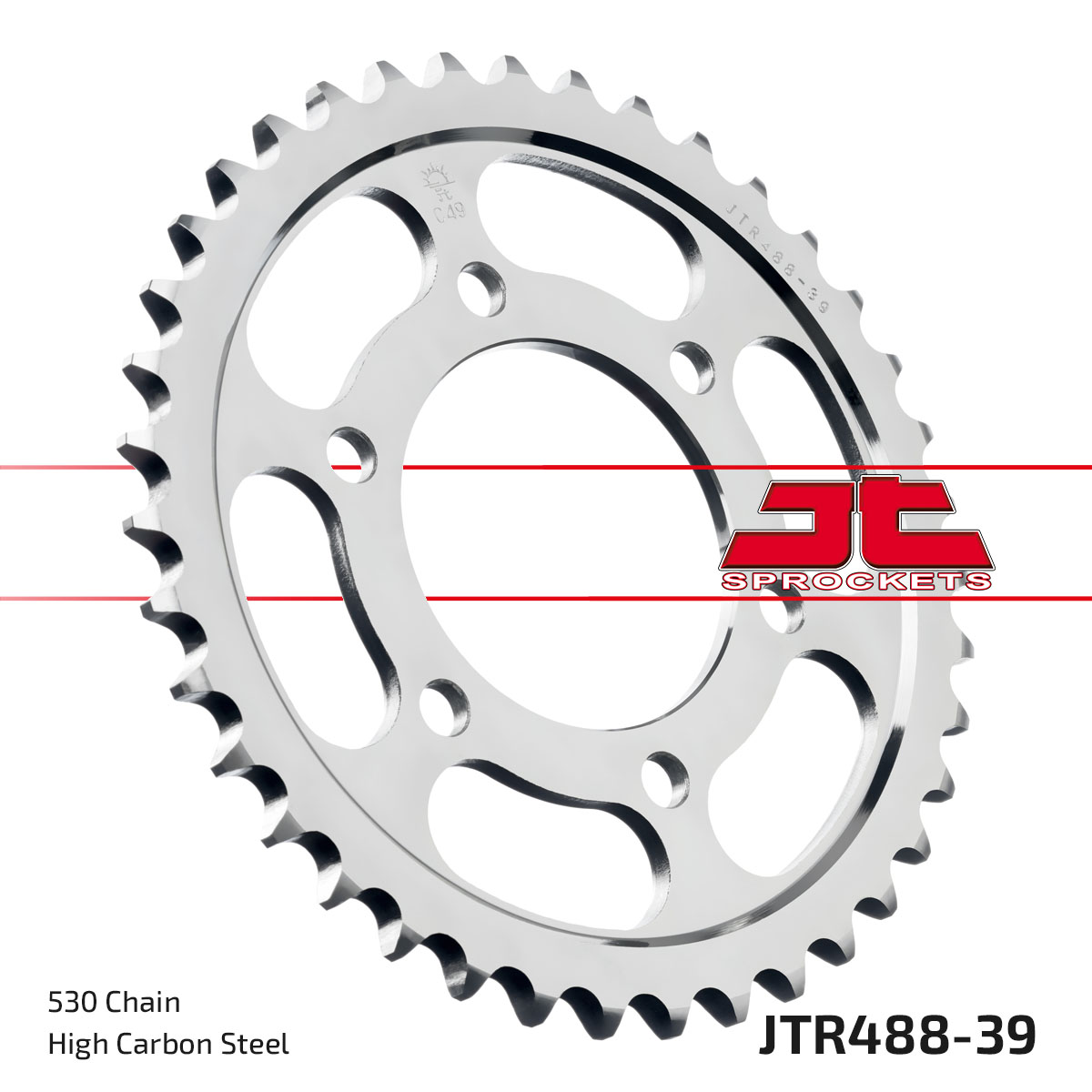 Řetězová rozeta JT JTR 488-39 39 zubů, 530 - Obrázek 3