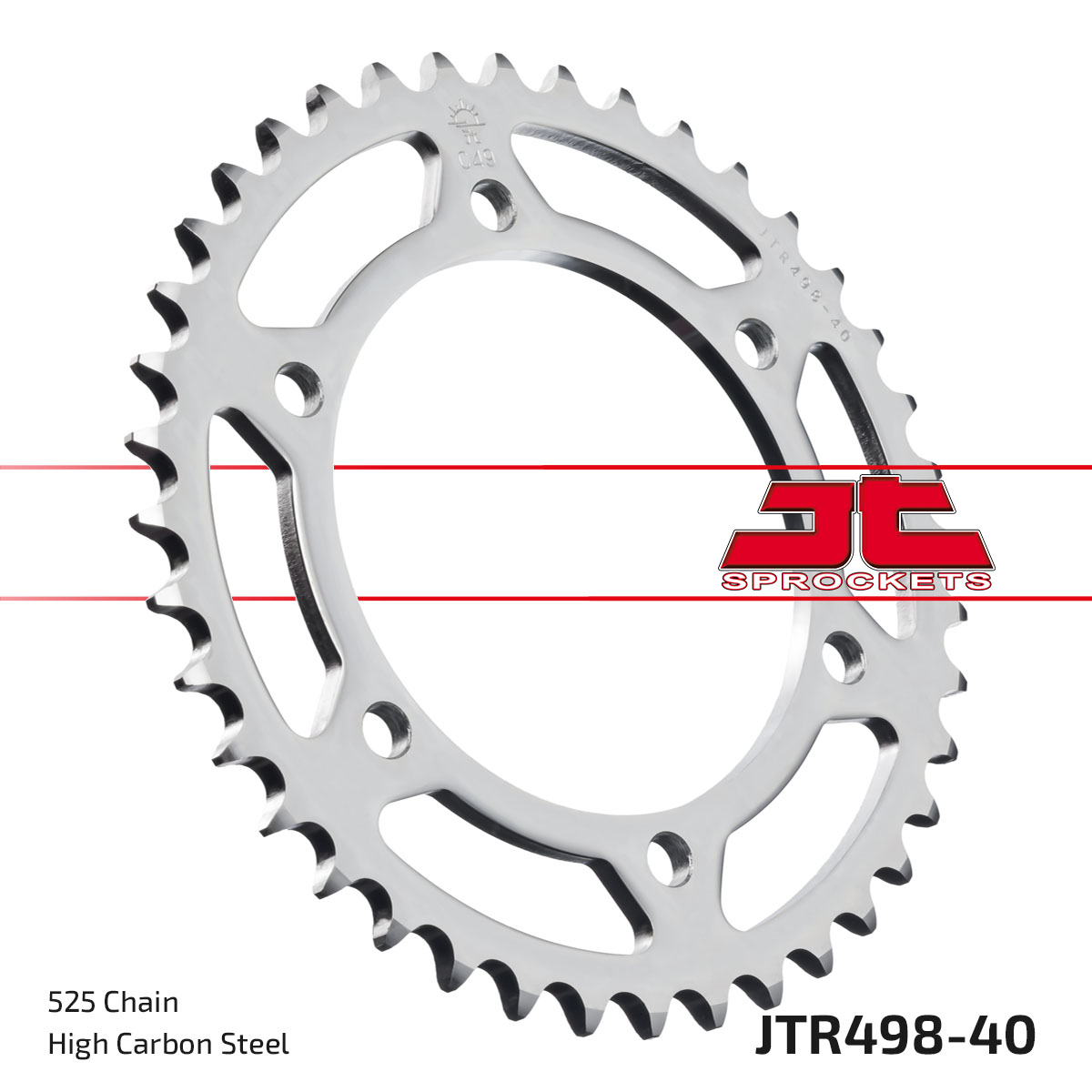 Řetězová rozeta JT JTR 498-40 40 zubů, 525 - Obrázek 2