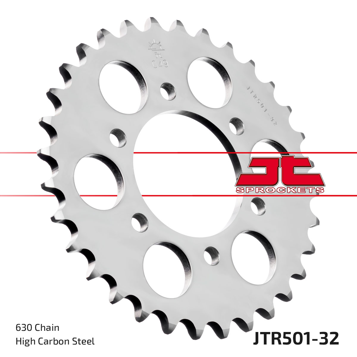 Řetězová rozeta JT JTR 501-32 32 zubů, 630 - Obrázek 3