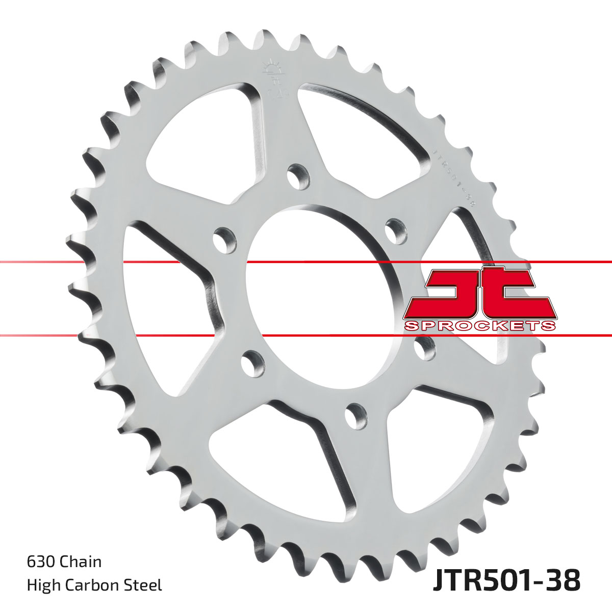 Řetězová rozeta JT JTR 501-38 38 zubů, 630 - Obrázek 3