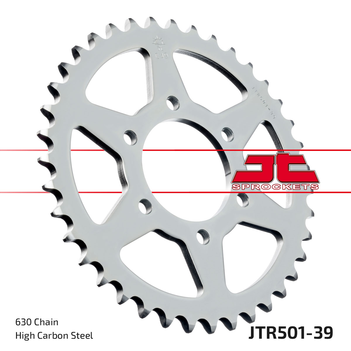 Řetězová rozeta JT JTR 501-39 39 zubů, 630 - Obrázek 3