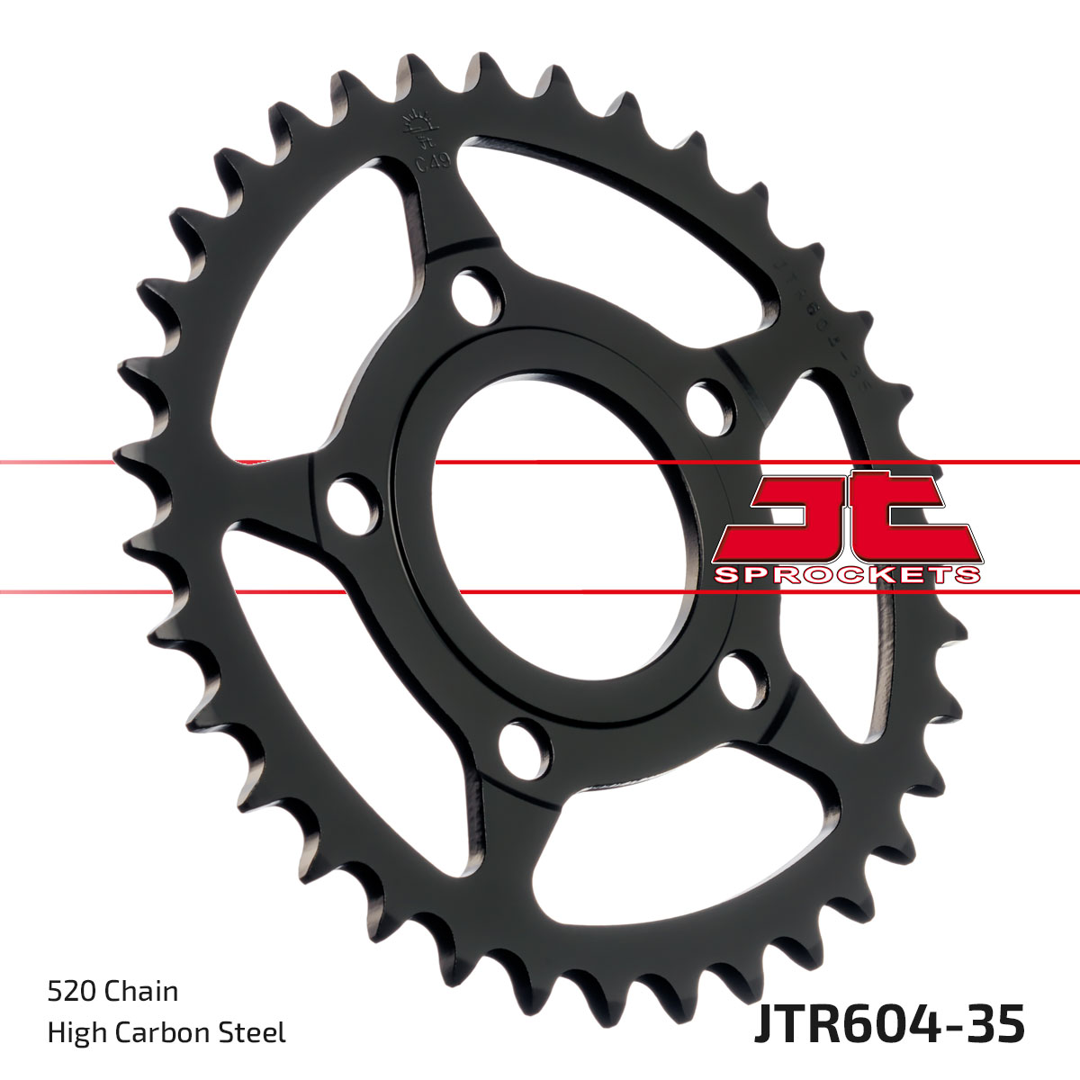 Řetězová rozeta JT JTR 604-35 35 zubů, 520 - Obrázek 3