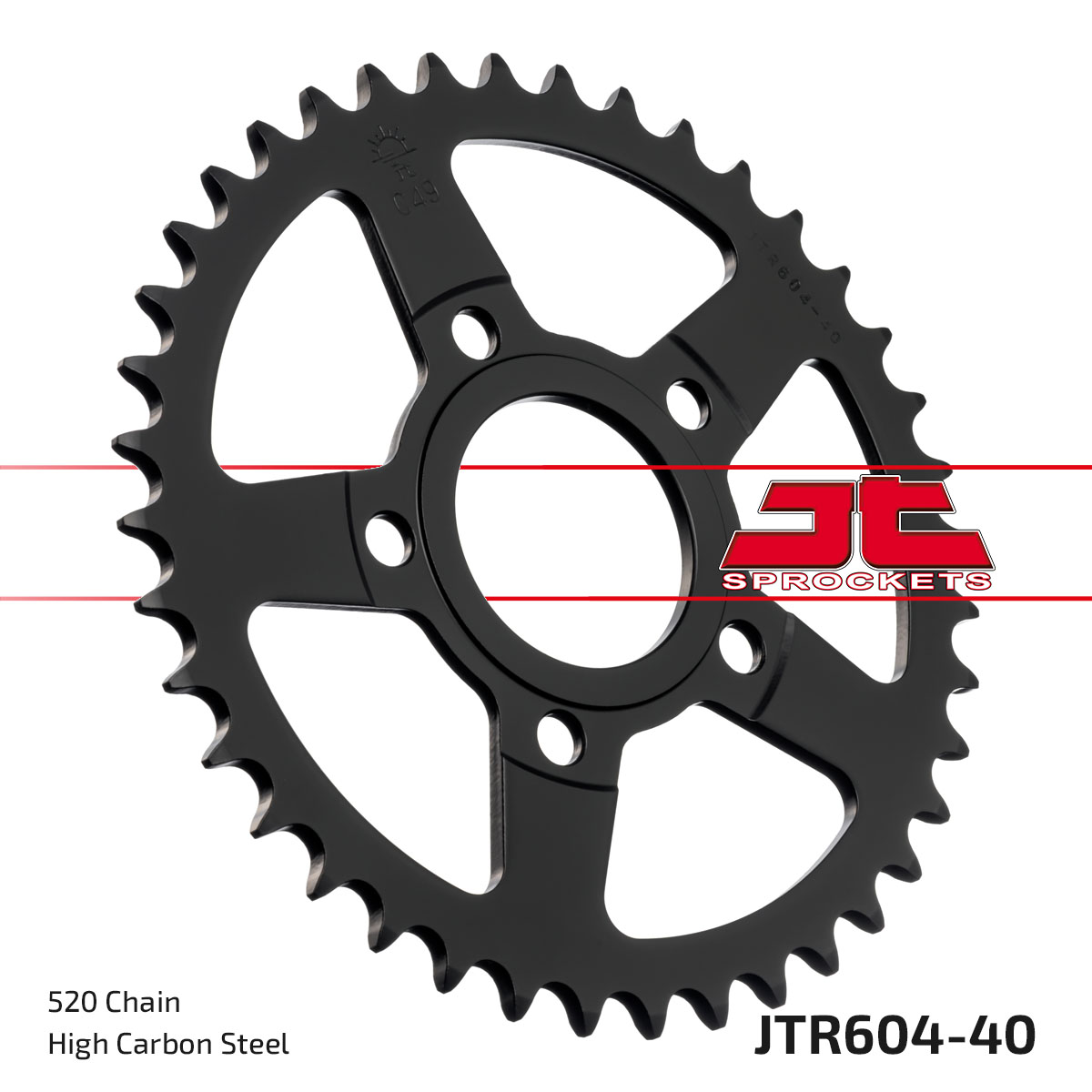 Řetězová rozeta JT JTR 604-40 40 zubů, 520 - Obrázek 3
