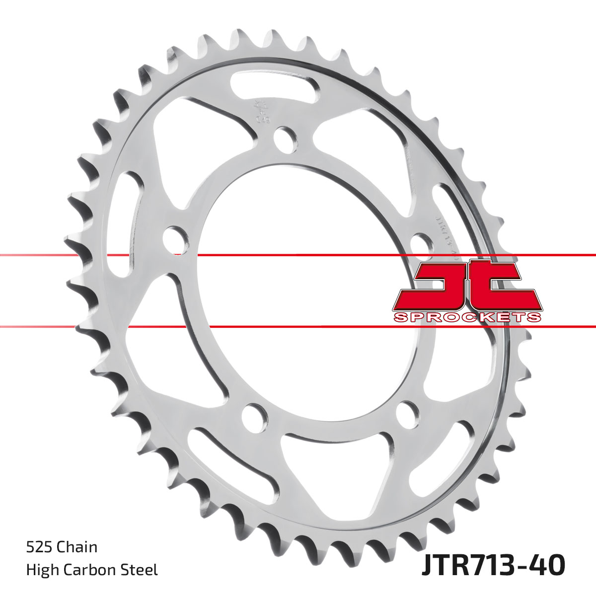 Řetězová rozeta JT JTR 713-40 40 zubů, 525 - Obrázek 2