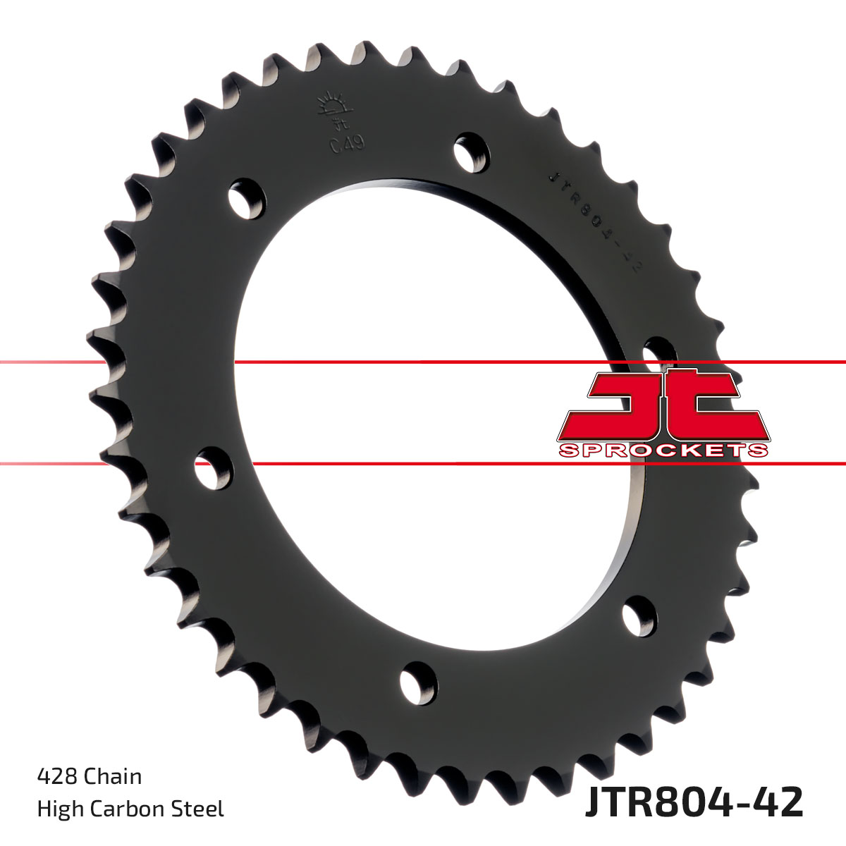 Řetězová rozeta JT JTR 804-42 42 zubů, 428 - Obrázek 3