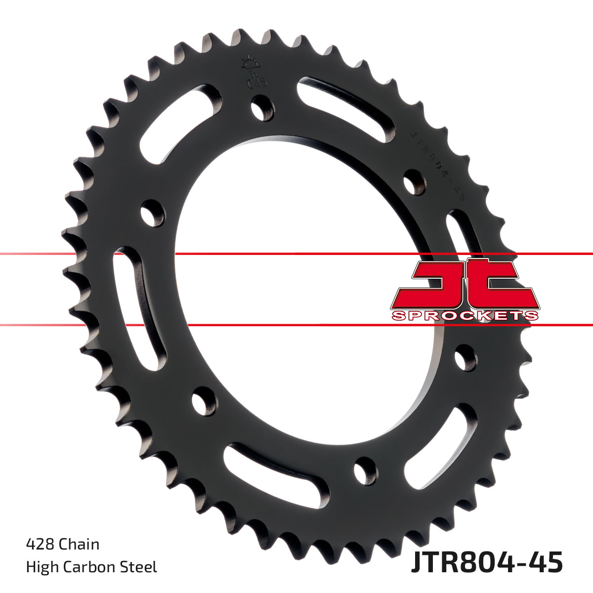 Řetězová rozeta JT JTR 804-45 45 zubů, 428 - Obrázek 3