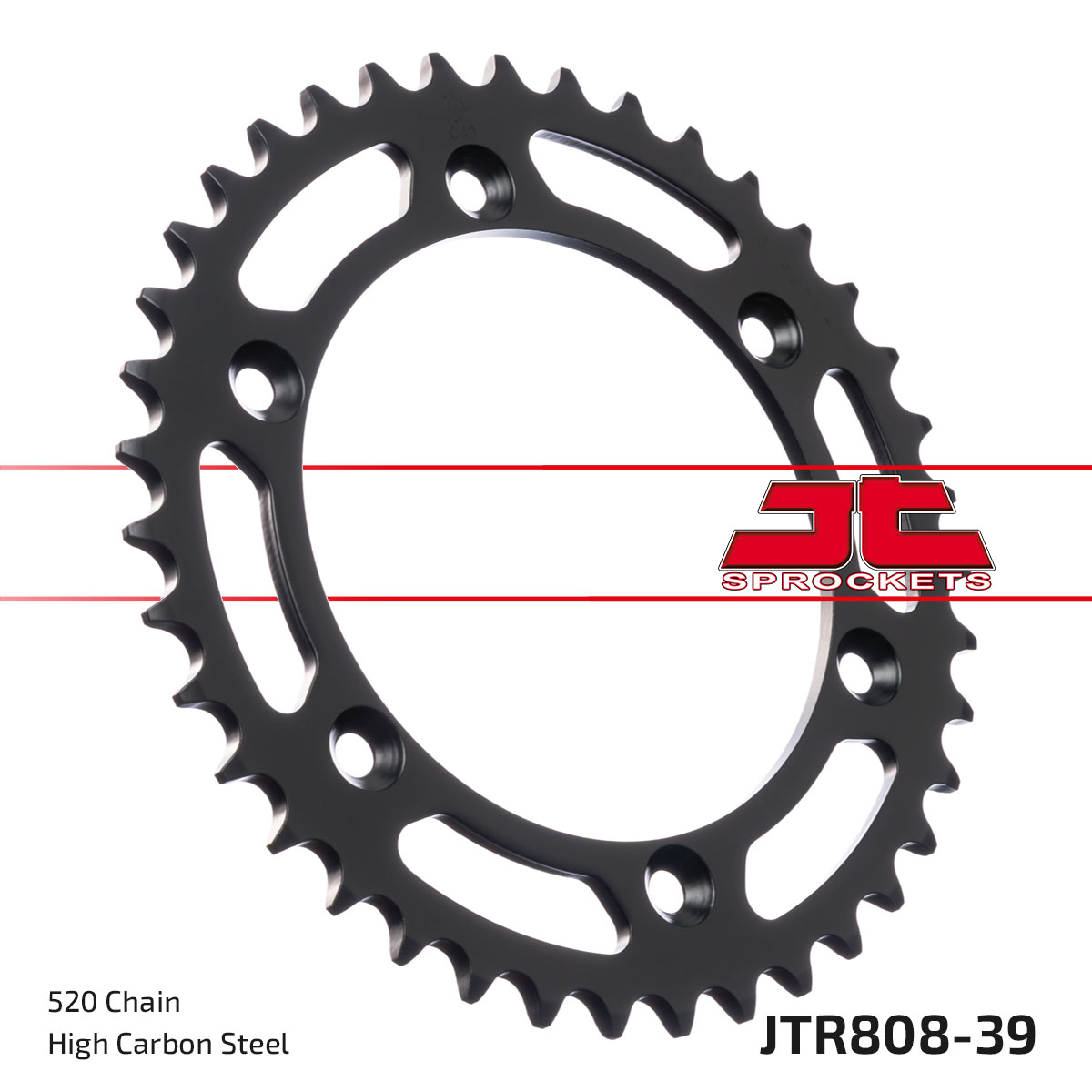 Řetězová rozeta JT JTR 808-39 39 zubů, 520 - Obrázek 3