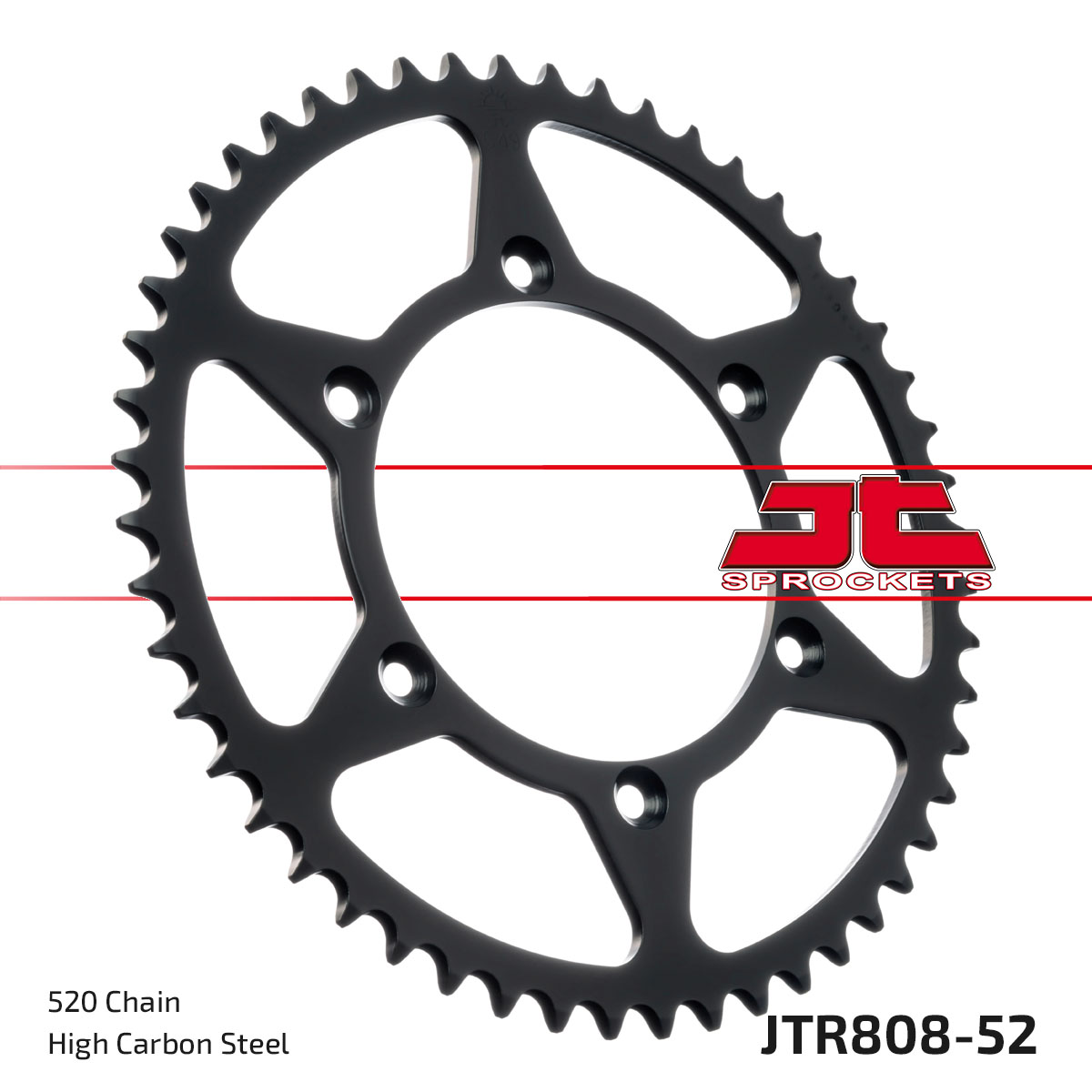 Řetězová rozeta JT JTR 808-52 52 zubů, 520 - Obrázek 3