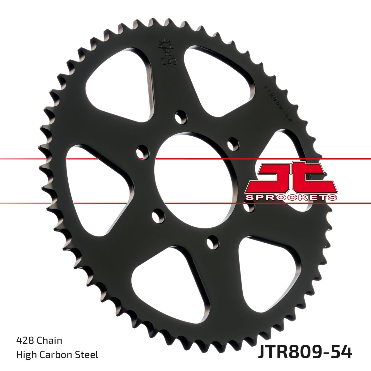 Řetězová rozeta JT JTR 809-54 54 zubů, 428 - Obrázek 3