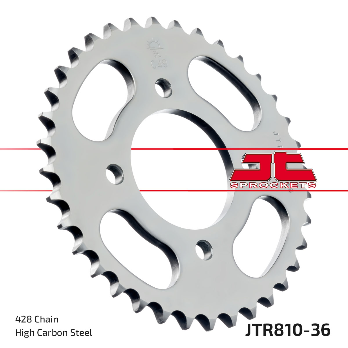 Řetězová rozeta JT JTR 810-36 36 zubů, 428 - Obrázek 3