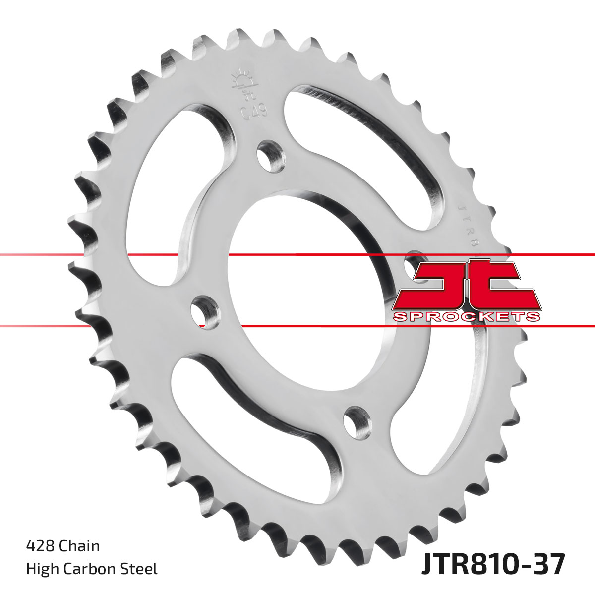 Řetězová rozeta JT JTR 810-37 37 zubů, 428 - Obrázek 3