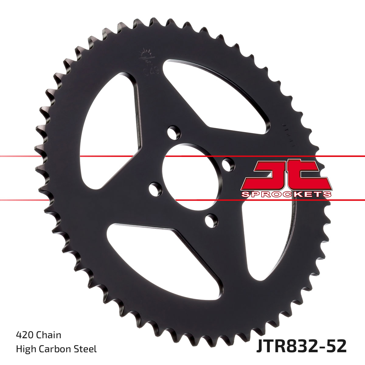 Řetězová sada D.I.D Chain - stříbrný řetěz 420 D, netěsněný, kolečko JT, rozeta JT pro YAMAHA DT 50 R 2012 - Obrázek 6