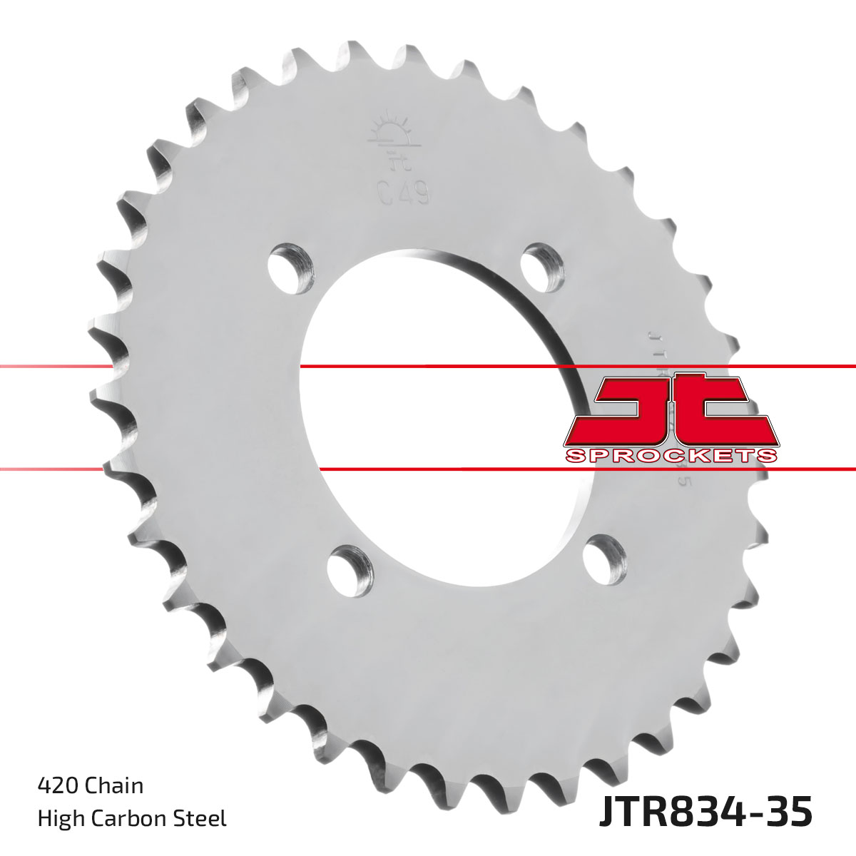 Řetězová rozeta JT JTR 834-35 35 zubů, 420 - Obrázek 3