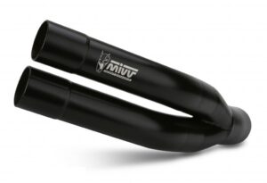 Koncovka výfuku MIVV DOUBLE GUN K.018.SDGB Černá ocel pro KAWASAKI Z 750 / S 2007-2014