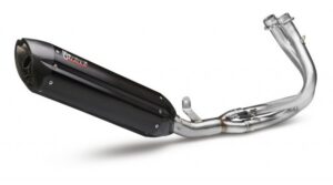 Výfuk kompletní 2x1 MIVV SUONO K.029.L9 Černá ocel pro KAWASAKI ER-6n 650 2012-2016, KAWASAKI ER-6f 650 2012-2016