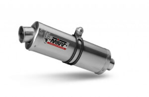Výfuk kompletní 2x1 MIVV OVAL K.041.LX1 Nerez malý pro KAWASAKI Versys 650 2015-2020, MOTO GUZZI V 85 TT 850 / Travel 2019-2022