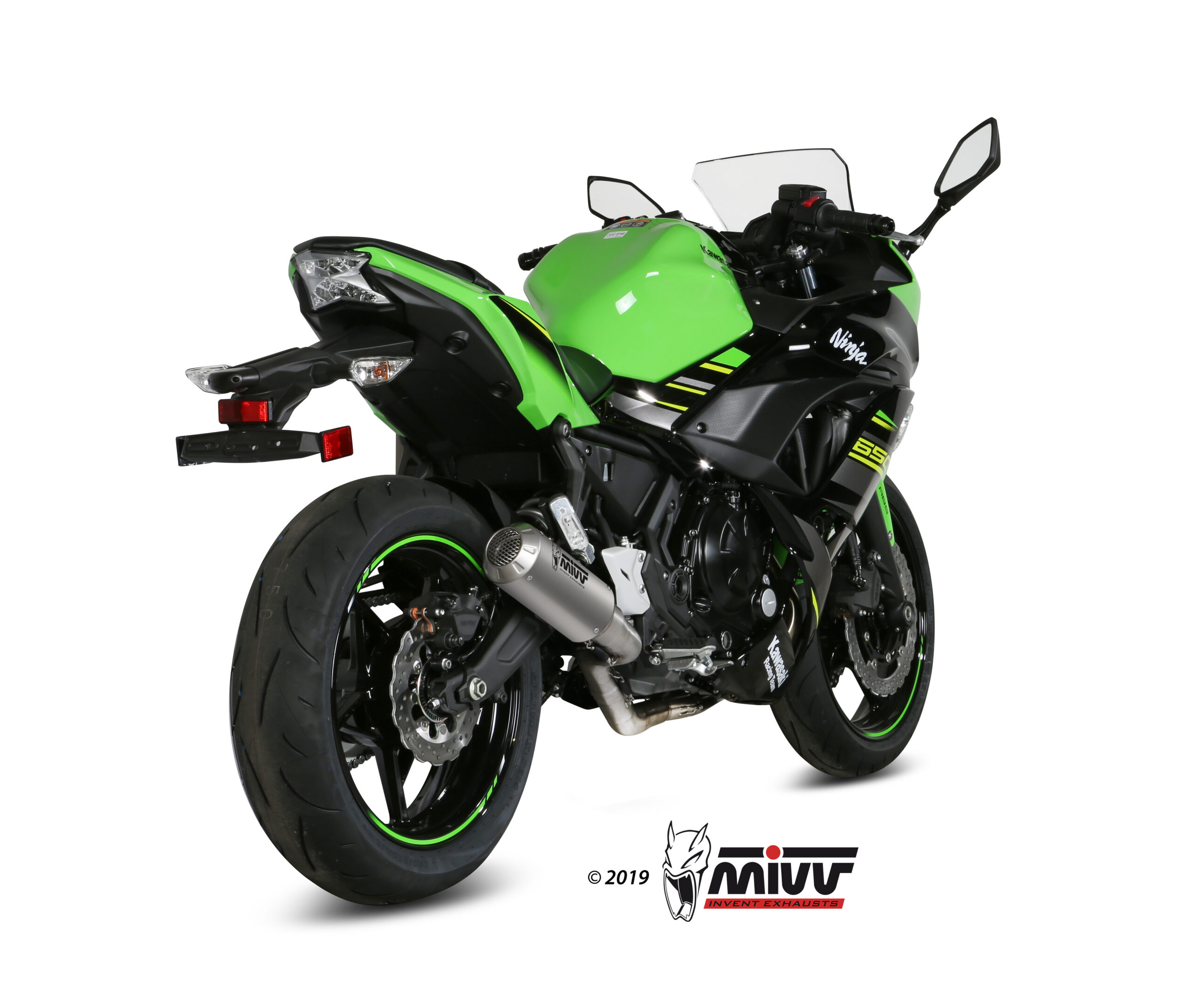Výfuk kompletní 2x1 MIVV MK3 K.044.SM3X Nerez pro KAWASAKI Z 650 2017-2023, KAWASAKI Ninja 650 2017-2023 - Obrázek 3