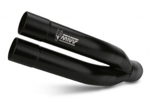 Koncovka výfuku MIVV DOUBLE GUN K.045.LDGB Černá ocel pro KAWASAKI Z 900 2017-2026