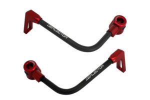 Chrániče páček ACCOSSATO DE003 s černou hadicí a kloubem right + left , aluminium
