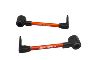 Chrániče páček ACCOSSATO DE003 s oranžovou hadicí a kloubem right + left , aluminium