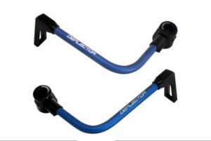 Chrániče páček ACCOSSATO DE003 s modrou hadicí a kloubem right + left , aluminium