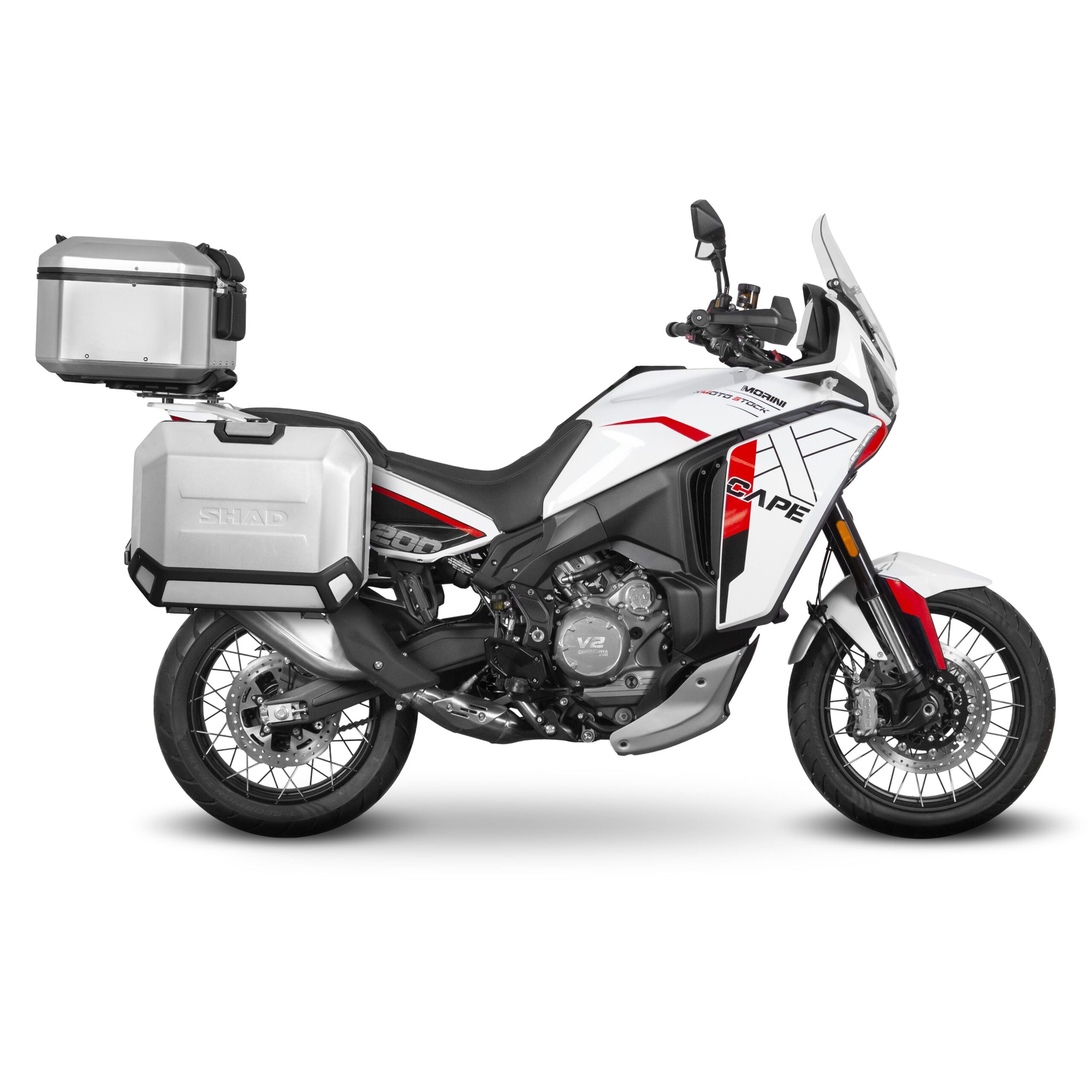 Montážní sada 4P systém SHAD M0XC164P (pro kufry a brašny TERRA a SH38X) pro MOTO MORINI X-Cape 1200 2025-2026 - Obrázek 7
