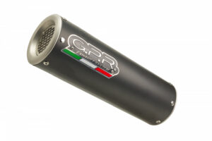Výfuk kompletní GPR M3 BLACK TITANIUM VO.10.CAT.M3.BT Matná černá pro VOGE Brivido 125 R  2023-2024