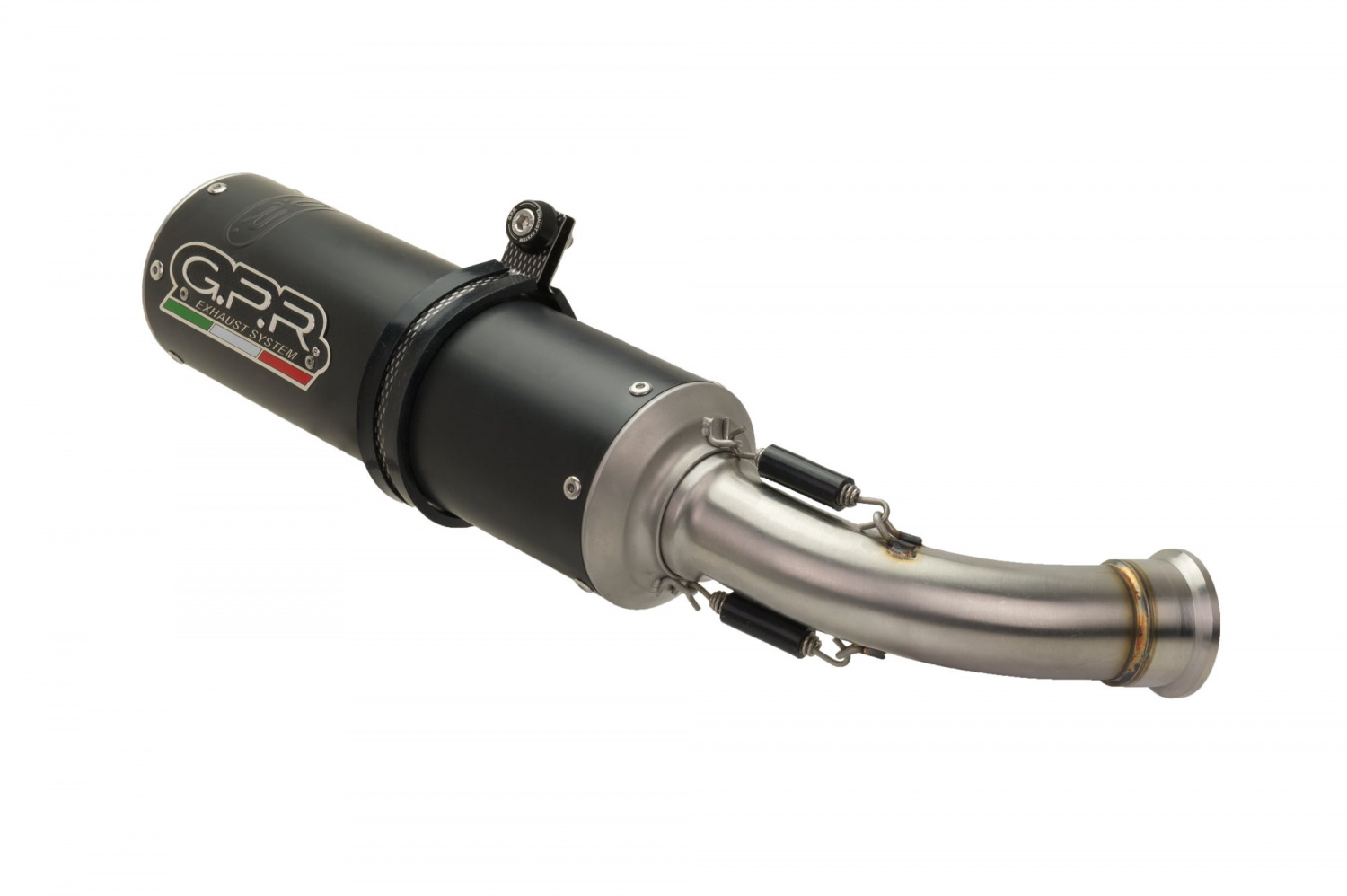 Výfuk kompletní GPR M3 BLACK TITANIUM VO.10.CAT.M3.BT Matná černá pro VOGE Brivido 125 R 2023-2024 - Obrázek 3