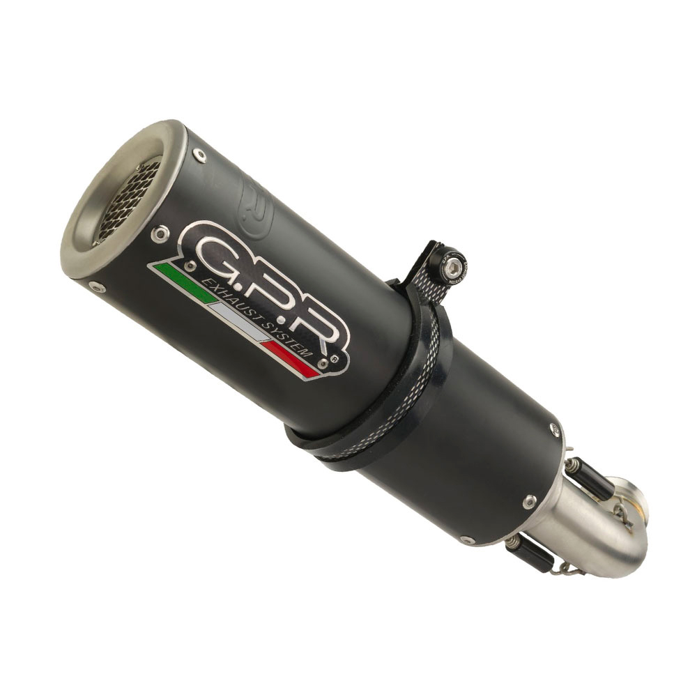Výfuk kompletní GPR M3 BLACK TITANIUM VO.10.CAT.M3.BT Matná černá pro VOGE Brivido 125 R 2023-2024 - Obrázek 2