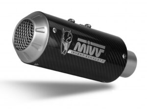 Výfuk kompletní 2x1 MIVV MK3 K.044.SM3C Karbon pro KAWASAKI Z 650 2017-2023, KAWASAKI Ninja 650 2017-2023