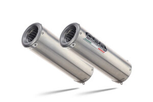 Dvojitá koncovka výfuku GPR M3 K.124.M3.INOX Broušená nerezová ocel pro KAWASAKI Z 1000 2007-2009