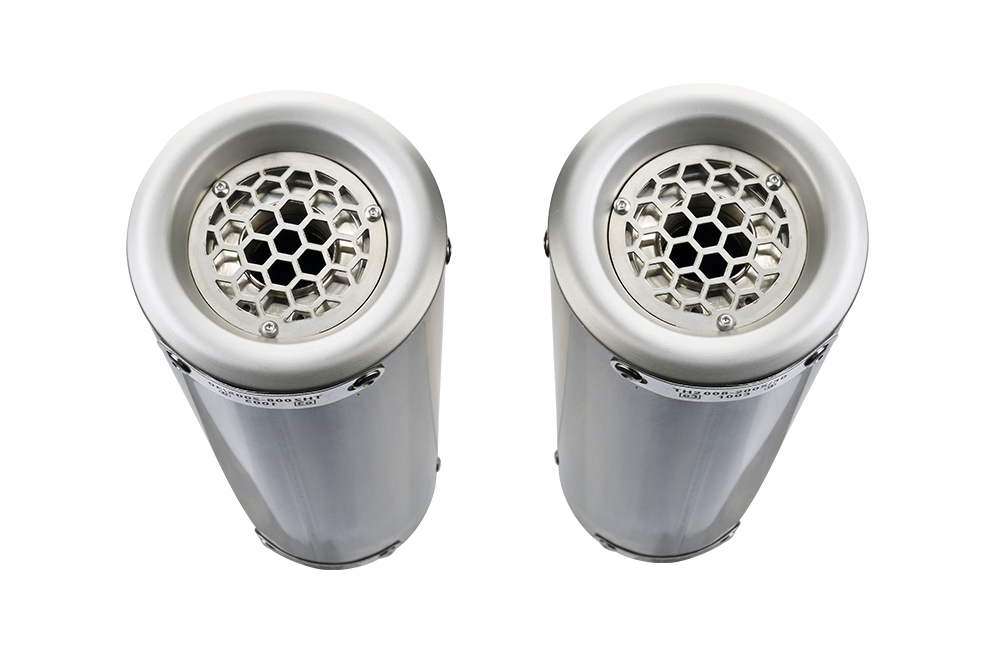 Dvojitá koncovka výfuku GPR M3 H.30.M3.INOX Broušená nerezová ocel pro HONDA VTR 1000 F Firestorm 1997-2007 - Obrázek 3