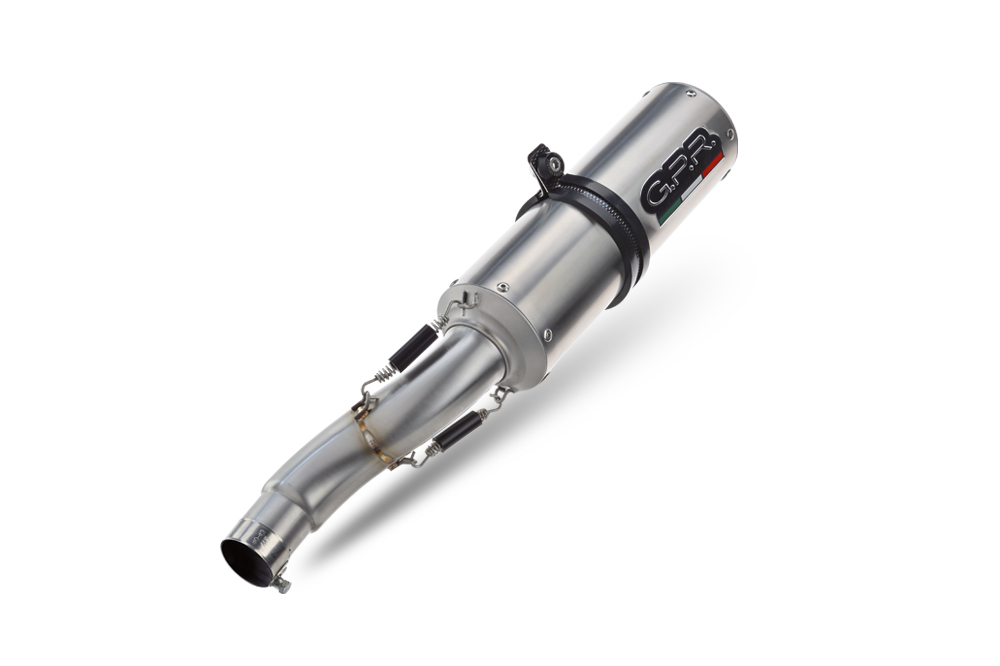 Dvojitá koncovka výfuku GPR M3 H.30.M3.INOX Broušená nerezová ocel pro HONDA VTR 1000 F Firestorm 1997-2007 - Obrázek 5