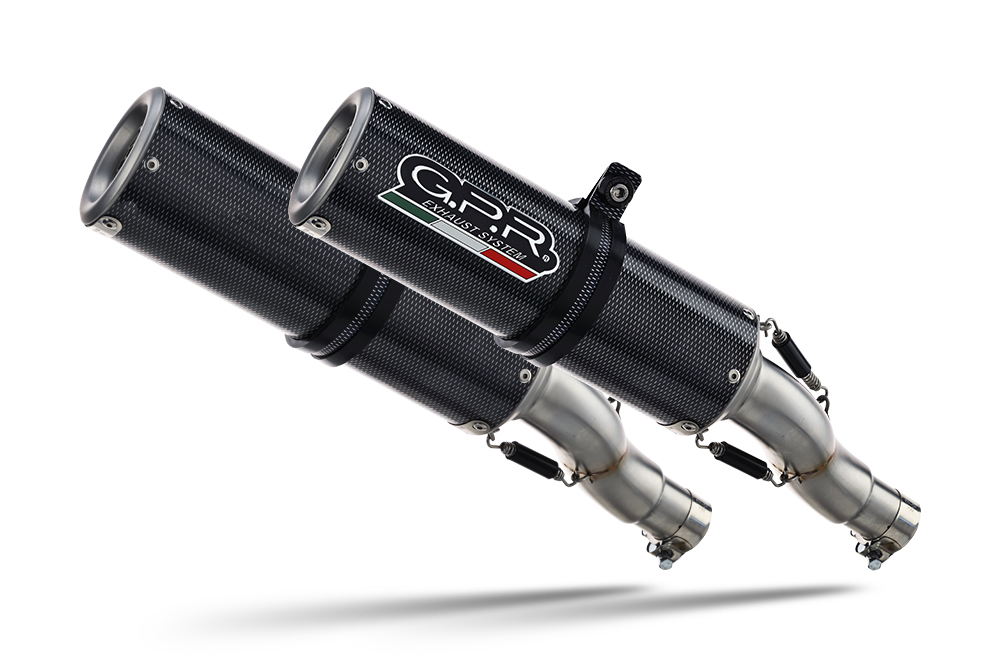 Dvojitá koncovka výfuku GPR M3 H.62.M3.PP Broušená nerezová ocel pro HONDA VTR 1000 SP 1,2 2002-2006 - Obrázek 2