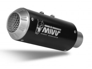 Výfuk kompletní 2x1 MIVV MK3 K.044.SM3B Černá ocel pro KAWASAKI Z 650 2017-2023, KAWASAKI Ninja 650 2017-2023