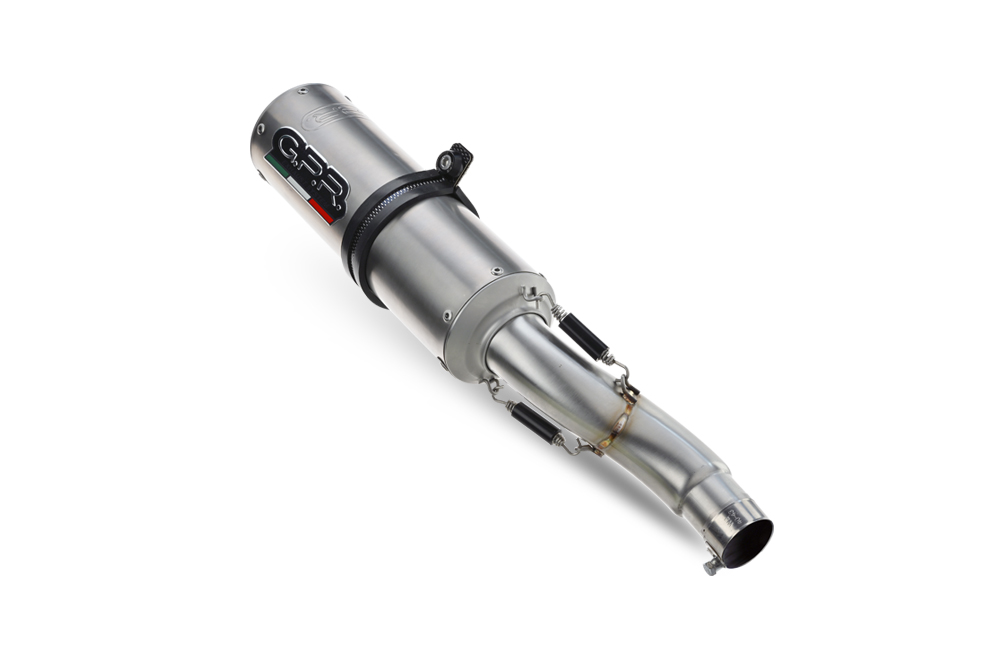 Dvojitá koncovka výfuku GPR M3 H.65.M3.TN Broušený titan pro HONDA VFR 800 (ABS) 2002-2013 - Obrázek 3