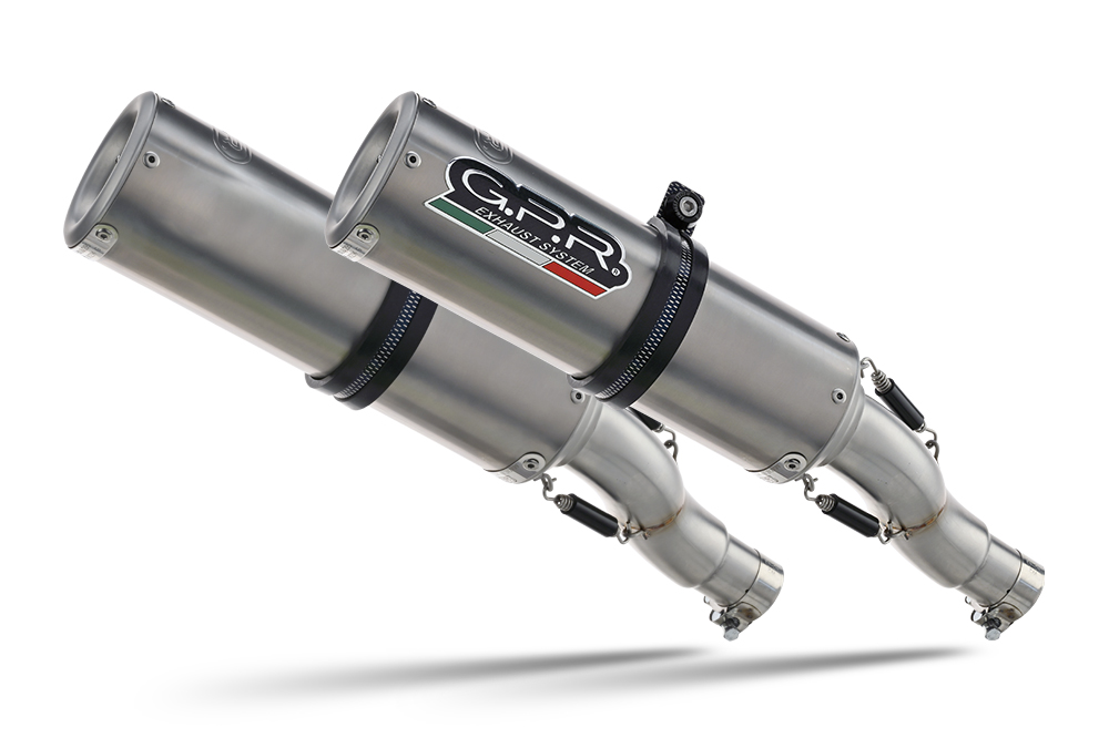Dvojitá koncovka výfuku GPR M3 H.48.M3.TN Broušený titan pro HONDA VTR 1000 SP 1,2 2000-2001 - Obrázek 2