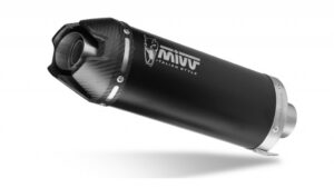Výfuk kompletní 4x2x1 MIVV AK-1 H.094.KZK Černý s uhlíkovou koncovkou pro HONDA CB 650 R 2024-2026