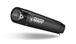 2 koncovky výfuku MIVV X-M5 D.055.LC5B černá pro DUCATI Hypermotard Mono / RVE 698 2024-2025