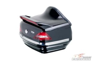 Vrchní kufr na motorku CUSTOMACCES MERCEDES MT0005N černý