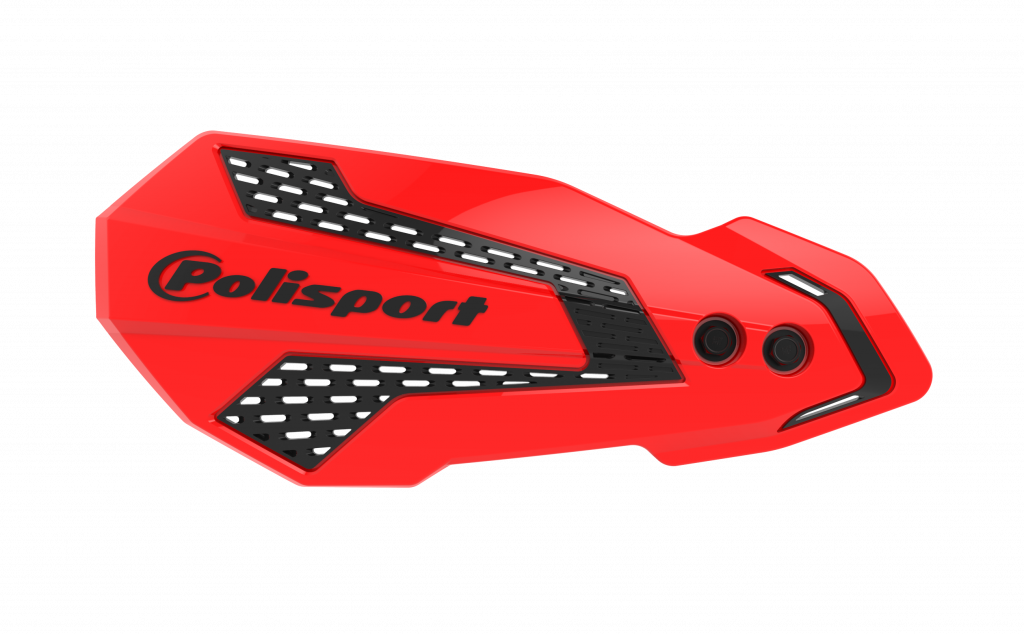 Chrániče páček POLISPORT MX FLOW 8308200023 s montážní sadou Red CR04/black