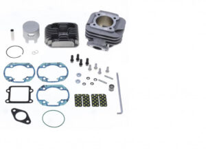 Válec sada ATHENA P400485100090 Big Bore (with Head) d 47,6 mm, pin 12 mm, flat head piston pro APRILIA Amico 50 1996-1998, YAMAHA EW 50 Slider 2000-2002