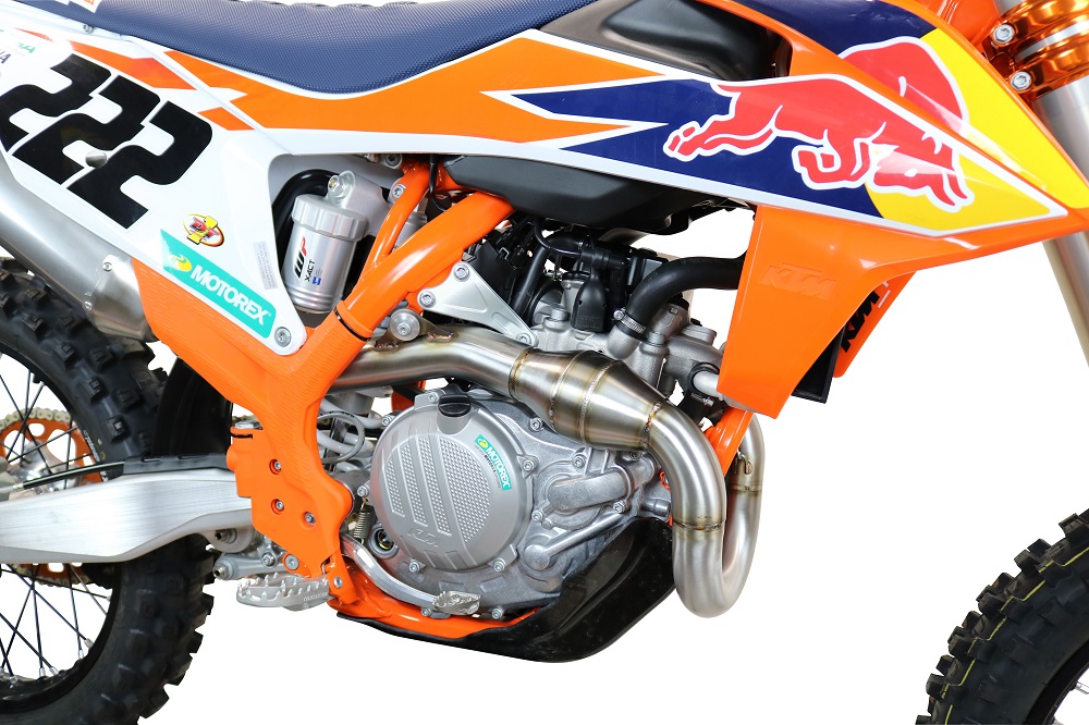 Výfuk kompletní GPR PENTACROSS PNT.MX.28.FTT Broušený titan pro GAS GAS MC 450 F 2021-2023 - Obrázek 6
