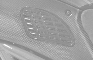 Samolepka PUIG BUMPS 4558W průhledný 250 x 350 mm pro APRILIA Tuono 457 2025-2026